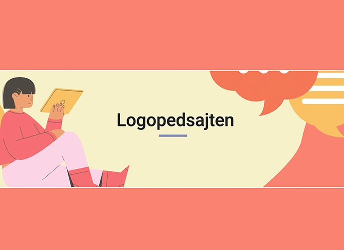 grafik med text Logopedbloggen